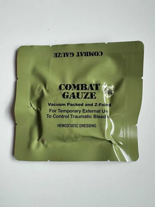 TCCC Gauze z-fold Haemostatic dressing 7.5cm x 3.7m - SECUTOR ARMOUR LTD