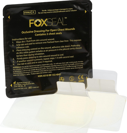 Chest Seals / Russell, FoxSeal & Mission IFAK - SECUTOR ARMOUR LTD