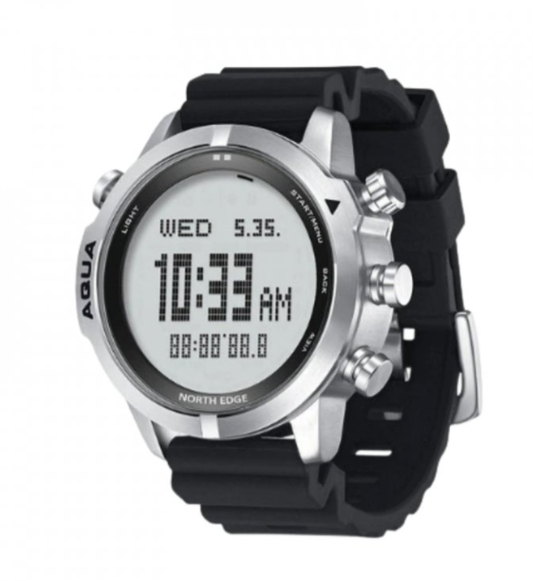 North Edge Aqua Professional Divers Smartwatch, Compass, Altimeter, Barometer - SECUTOR ARMOUR LTD