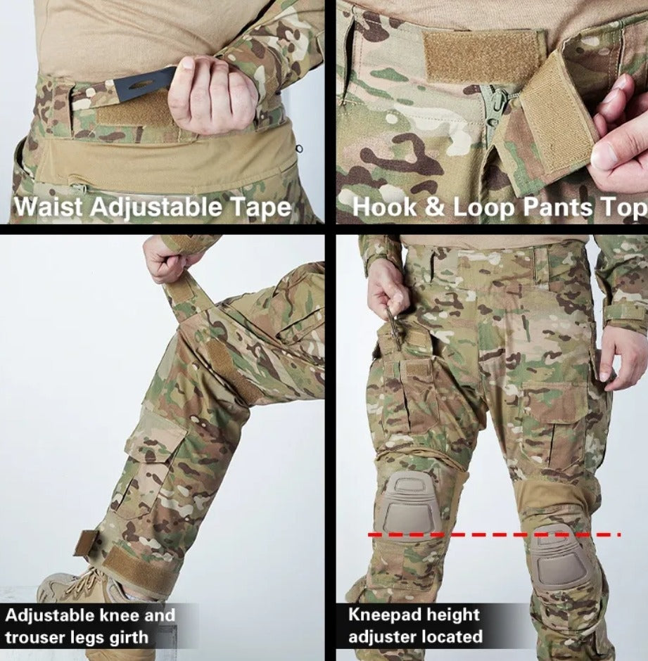 UBACS Tactical IG3 Milspec Military Combat Uniforms with built in AirFlex™ Knee & Elbow pads. - SECUTOR ARMOUR LTD