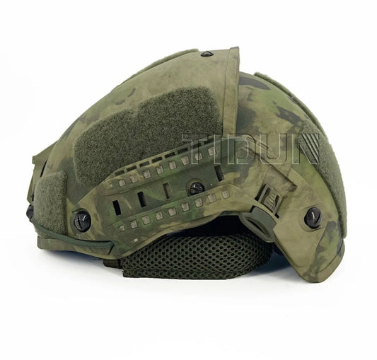 AF NIJ Level IIIA Moss Camouflage Ballistic Combat Helmet - SECUTOR ARMOUR LTD