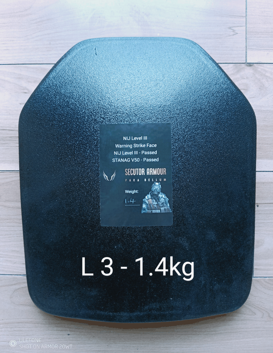 Composite Armour strike plates Ballistic Protection NIJ IV, III & IIIA, VPAM 1-9 - SECUTOR ARMOUR LTD