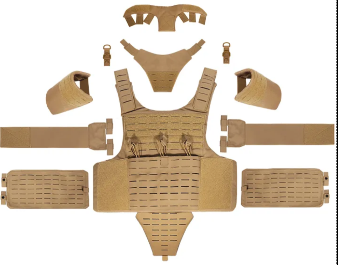 Harris Flak jacket 1050D Cordura NIJ L4+ STANAG 4496 & 2920 Ballistic Nylon Carrier,Chest,Back, Sides,Neck,Groin Armour - SECUTOR ARMOUR LTD