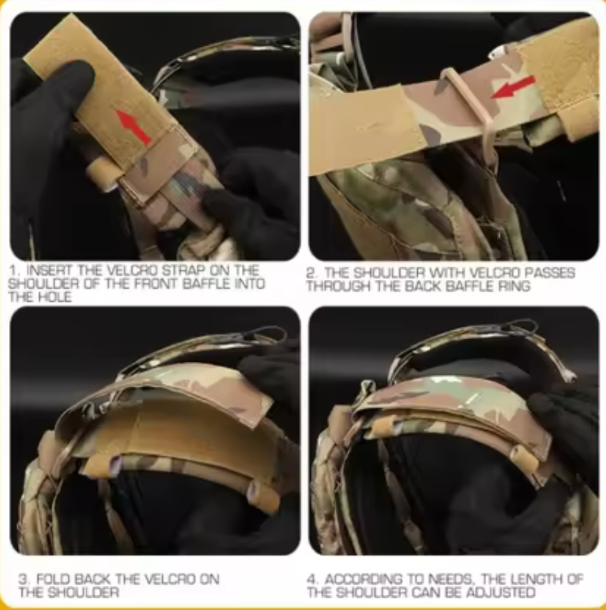 Harris CPC Tactical Cage Plate Carrier 1050D Cordura Ballistic Nylon Multicam. - SECUTOR ARMOUR LTD