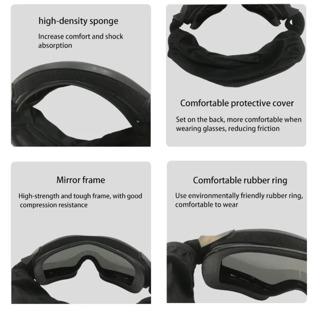 USMC Tactical Wrap around Goggles