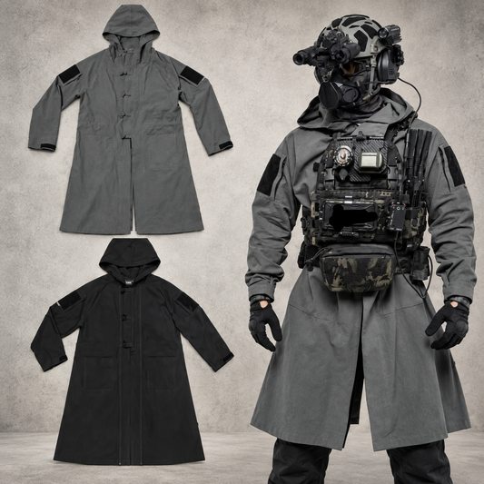 Tactical Ops operators hooded training Overcoat