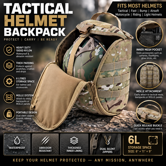 Tactical MTP Helmet bag 1000D Nylon molle system