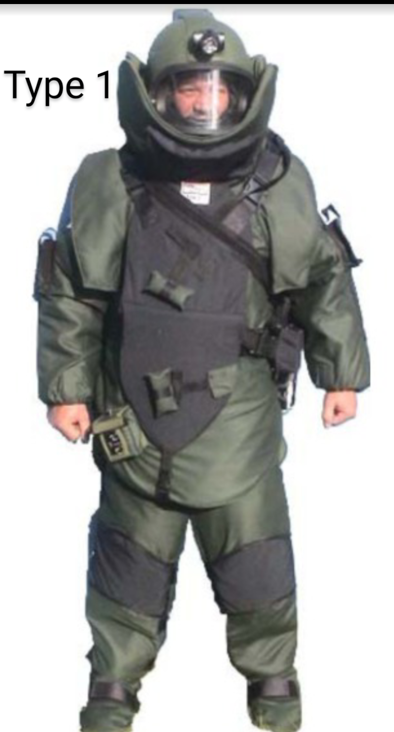 Protexor PSA EOD Bomb Suit w Cooling System V50 STANAG NIJ 0101.07 - IIIA, III, IV. - SECUTOR ARMOUR LTD