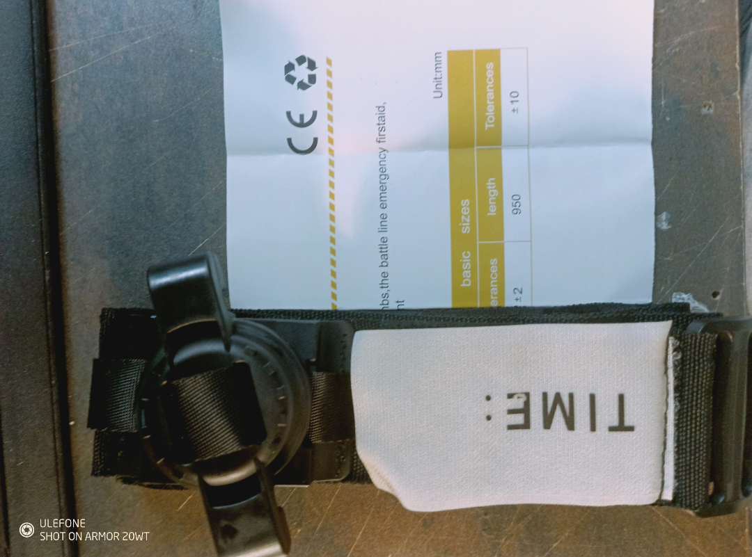 X8SA Ratchet dial Rapid Self-Secured Tourniquet Deployed In Under Eight Seconds. - SECUTOR ARMOUR LTD