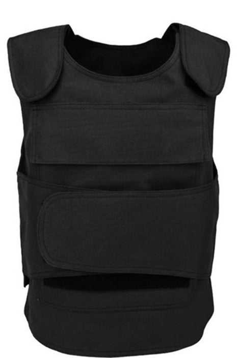 Falcon Blue/Black OVERT Bulletproof Press Vest , TV, Police, Security Equipment Level 3A + III & IV Protection - SECUTOR ARMOUR LTD