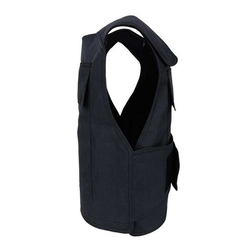 Falcon Blue/Black OVERT Bulletproof Press Vest , TV, Police, Security Equipment Level 3A + III & IV Protection - SECUTOR ARMOUR LTD