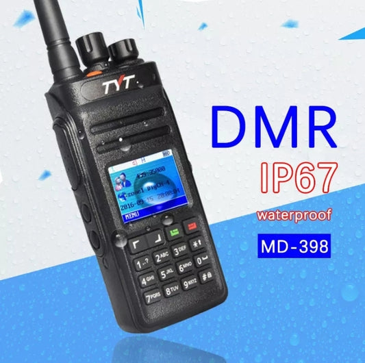 TYT M398 Digital DMR GPS Two way duel band Transceiver UHF/VHF IP67 10W long range - SECUTOR ARMOUR LTD