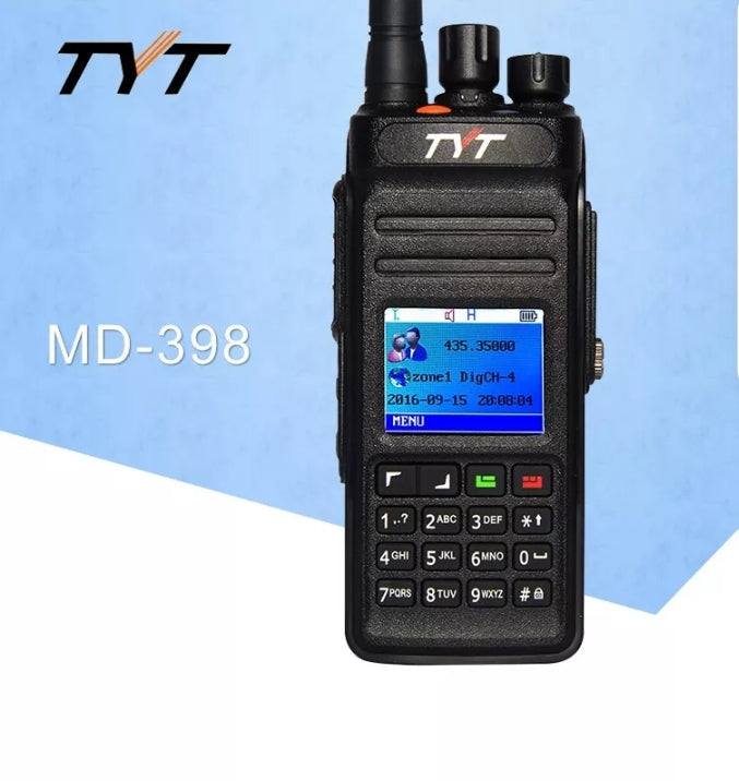 TYT M398 Digital DMR GPS Two way duel band Transceiver UHF/VHF IP67 10W long range - SECUTOR ARMOUR LTD