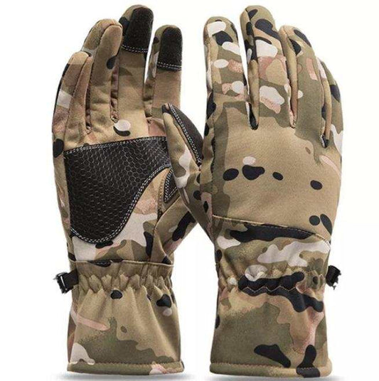 New Winter Tactics Outdoors Camouflage Hunting Warm Non-Slip Fishing Gloves Waterproof Touch Screen Ski Camping Gloves - SECUTOR ARMOUR LTD