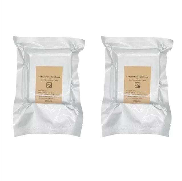 Chitosan Heamostatiz Gauze 1.5m Z-Fold Rapid Blood clotting wound drrssing - SECUTOR ARMOUR LTD