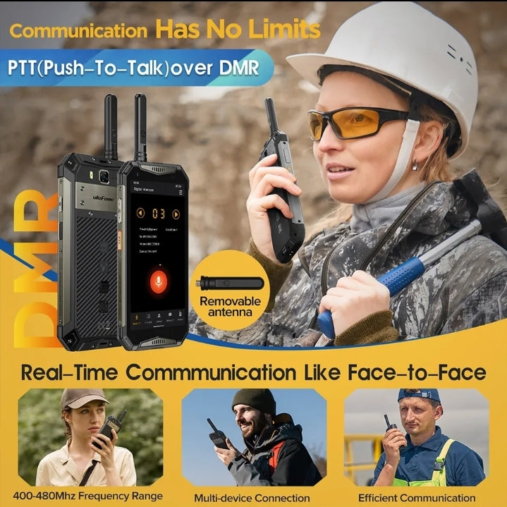 Armor 20WT Mil-Standard 810H Encrypted DMR Smartphone PTT - SECUTOR ARMOUR LTD