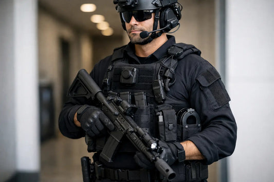 Private Security Armor Setup Example for Duty