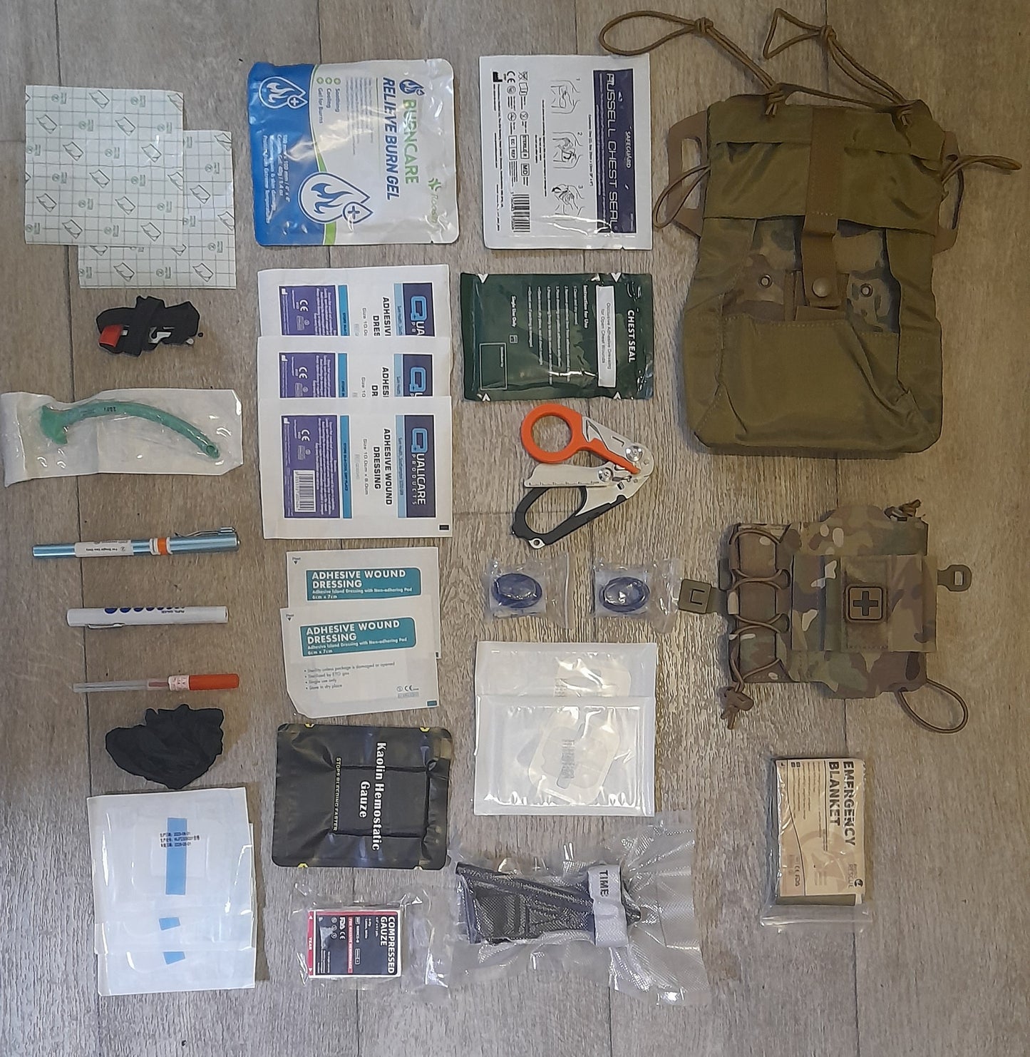 Para > IFAK > Combat medical Kit with QR bag and contents