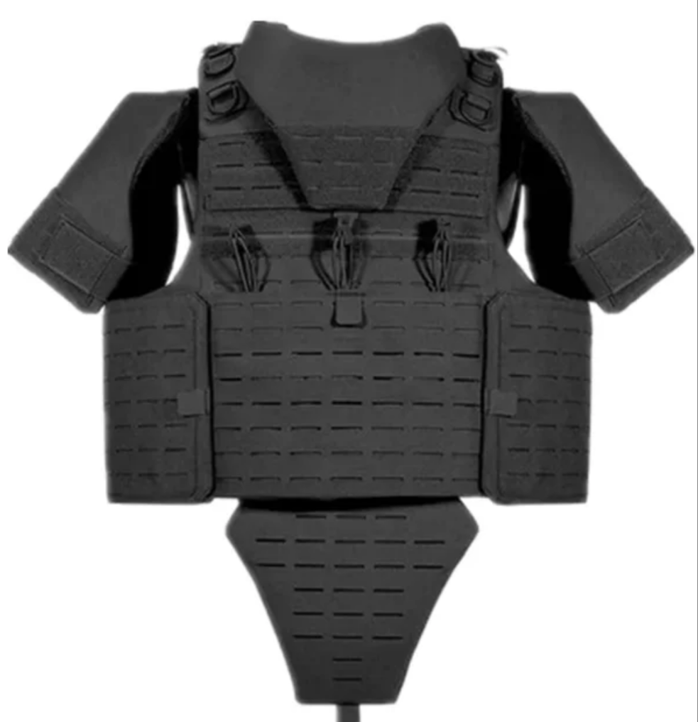 Harris Flak jacket 1050D Cordura NIJ L4+ STANAG 4496 & 2920 Ballistic Nylon Carrier,Chest,Back, Sides,Neck,Groin Armour - SECUTOR ARMOUR LTD 