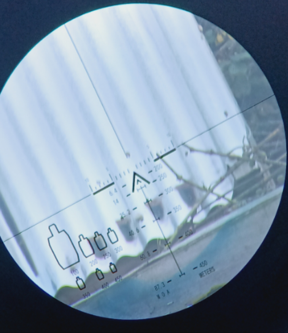 AK AKM Kalashnikov Tactical compact rifle scope BDC reticle 1.25-5x26A with side mount. - SECUTOR ARMOUR LTD 