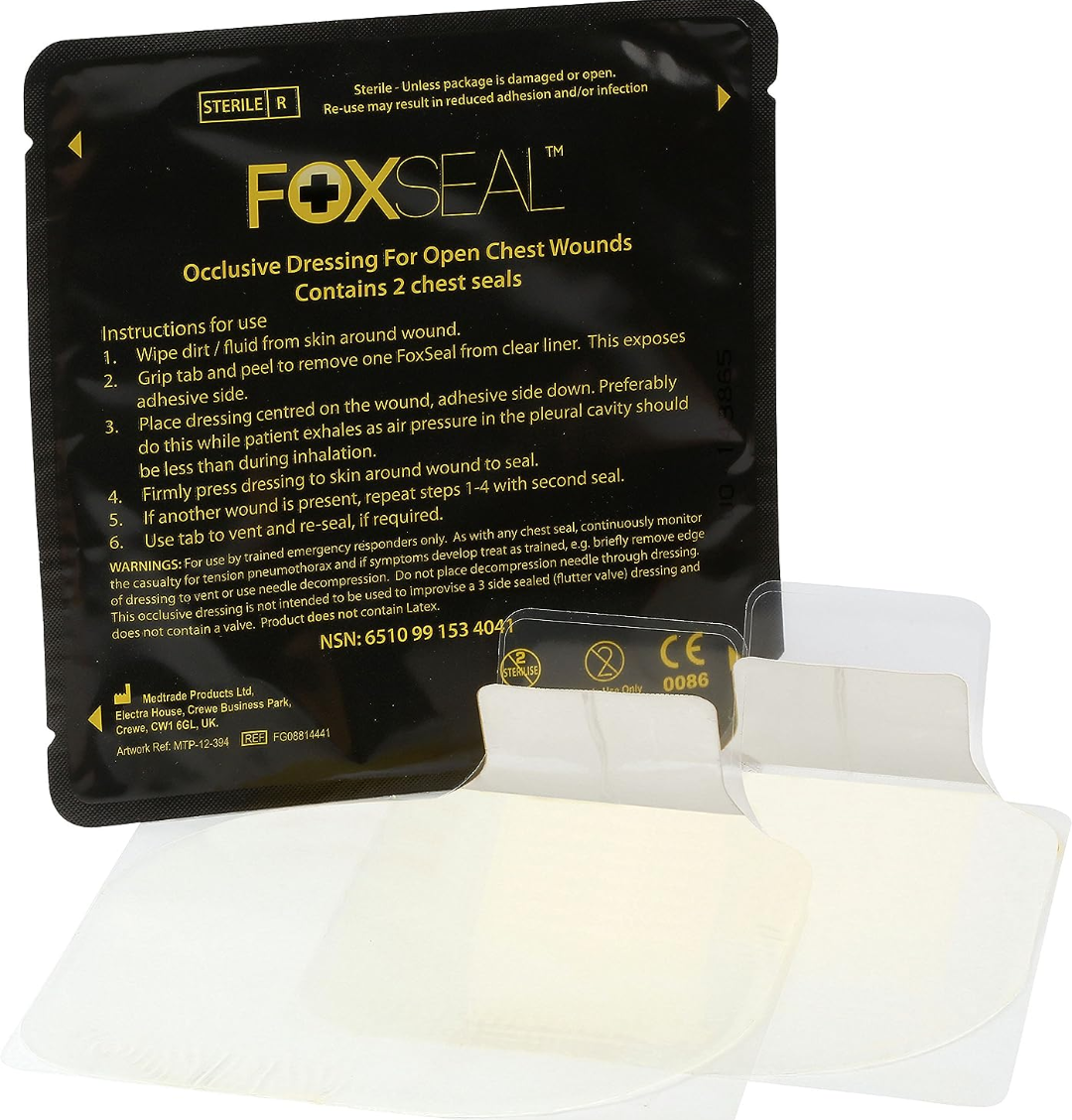 Chest Seals / Russell, FoxSeal & Mission IFAK