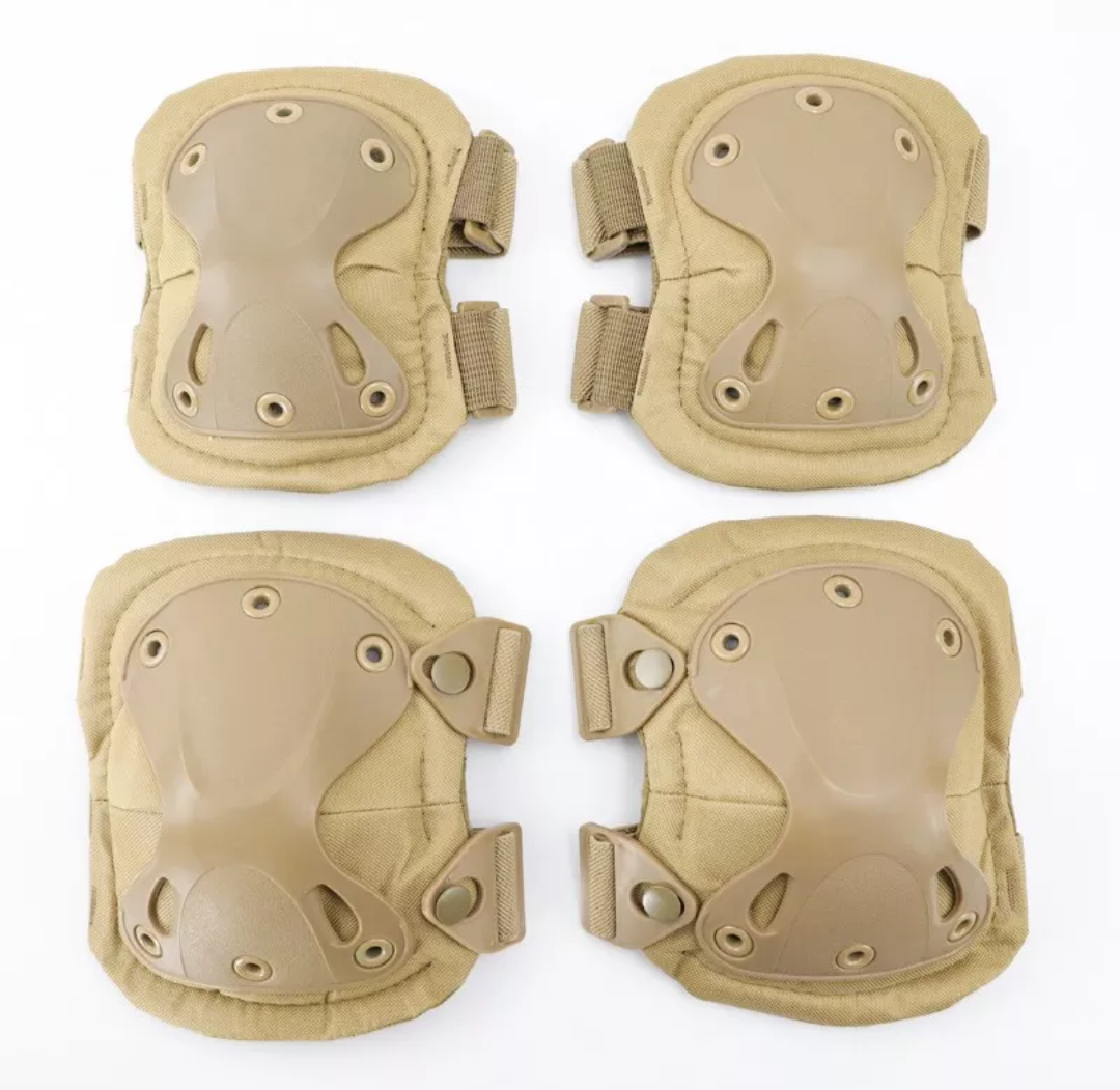 Tactical knee & elbow pads set