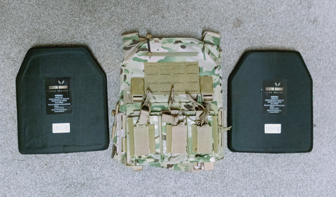 ISO Certified Ballistics Proof, Bullet Proof Body Armour NIJ Level 4, Will stop AP7.62mm & Several 7.62mm