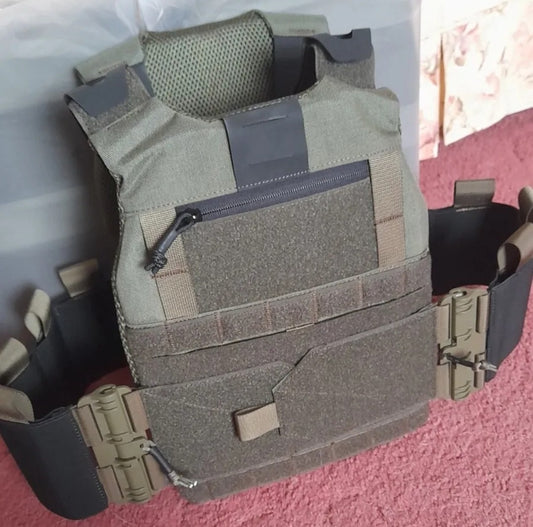 Low-profile Overt/Covert FCSK 2.0 Tactical Plate Carrier vest - Ranger Green