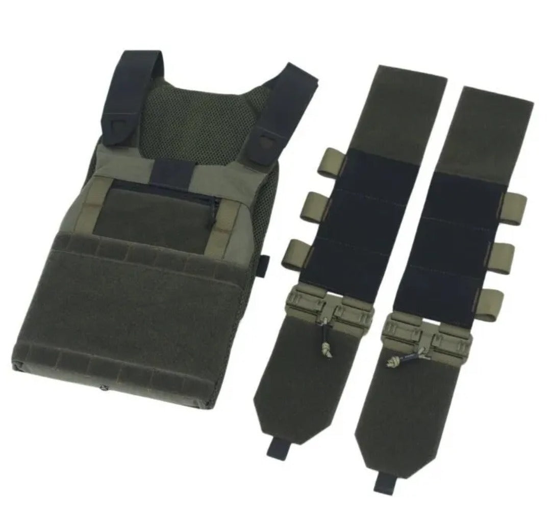 Low-profile Overt/Covert FCSK 2.0 Tactical Plate Carrier vest - Ranger Green