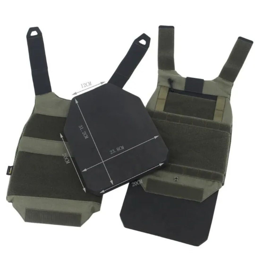 Low-profile Overt/Covert FCSK 2.0 Tactical Plate Carrier vest - Ranger Green