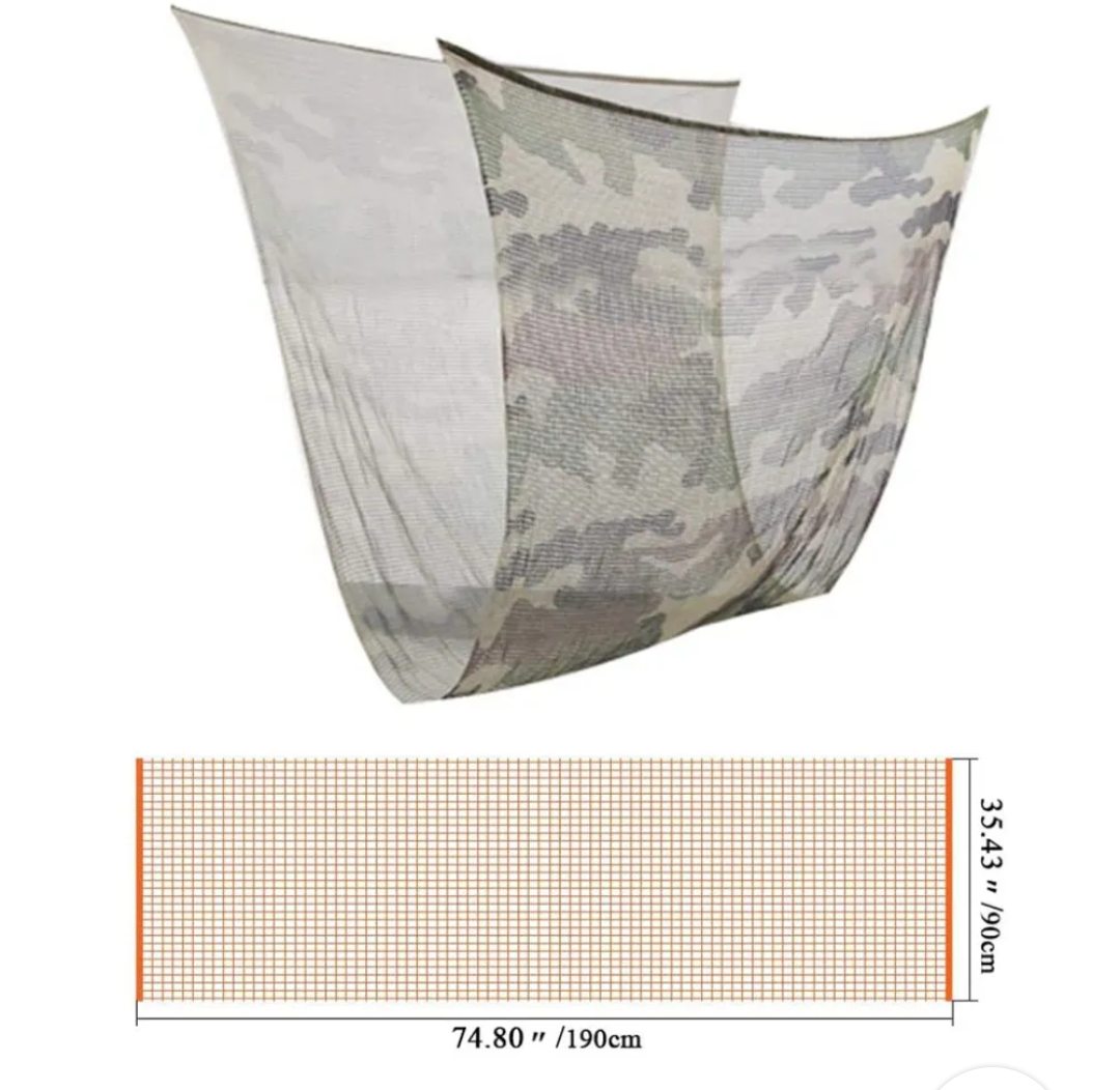 Camouflage netting Sheemagh tactical scarf 190cm x 90cm