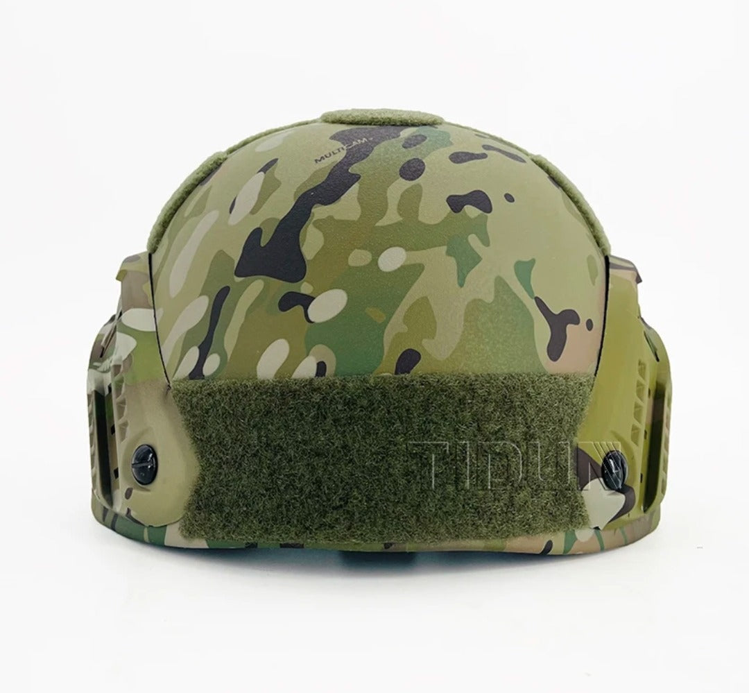 MICH 2000 CP Camouflage NIJ IIIA rated Aramid Fibre Combat Helmet - SECUTOR ARMOUR LTD 