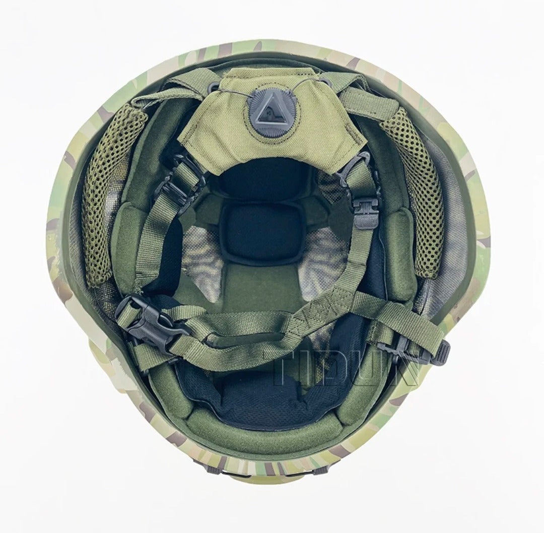 MICH 2000 CP Camouflage NIJ IIIA rated Aramid Fibre Combat Helmet - SECUTOR ARMOUR LTD 