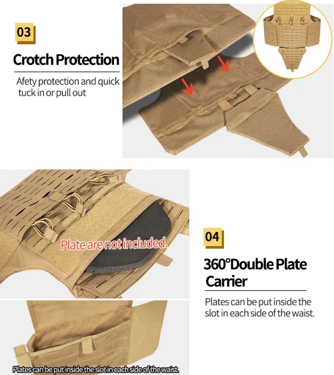 YK Tactical 1050D Chaleaco Ballistic Nylon Flak Jacket - without armour inserts. - SECUTOR ARMOUR LTD 