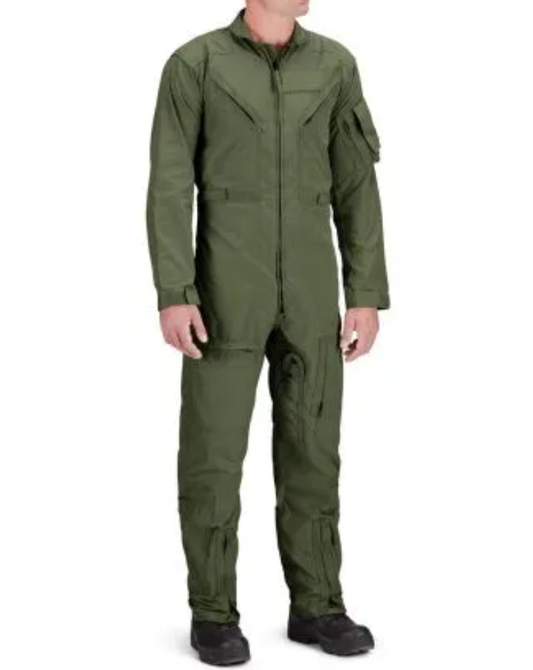 Flight Suit Military Spec CWU 27/P Nomex® Meta-Para Aramid Flame proof anti-drip.