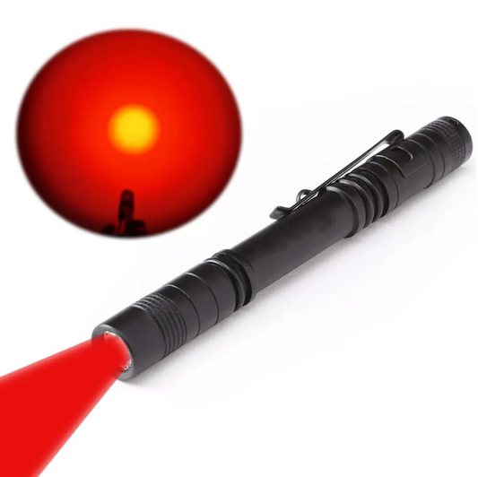 Tactical Red light Pen Torch waterproof - SECUTOR ARMOUR LTD 