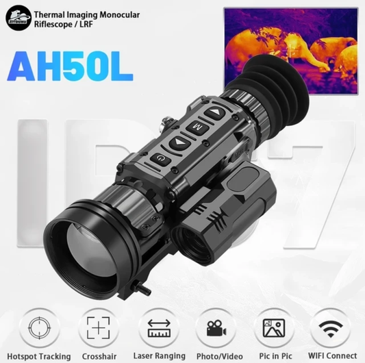 AH-50L Thermal Imaging Rifle Scope IP67, Laser Ranging Psudocolour. - SECUTOR ARMOUR LTD 