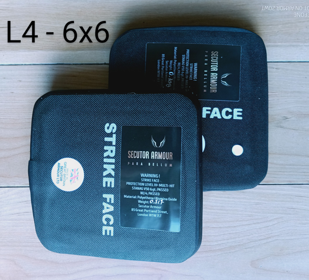 2pcs/Lot NIJ Level III & IV Stand Alone Bulletproof Side Panels Al2O3 Level 3+ Stand Alone Ballistic Side Panels Plates

  - SECUTOR ARMOUR LTD 