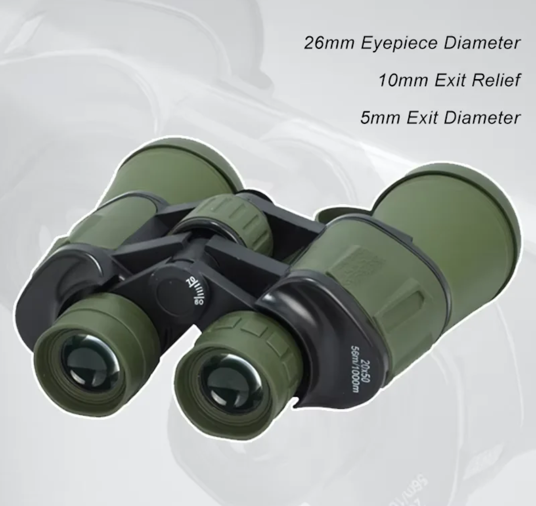 High Definition Porro 20x50 Binoculars low light visibility - SECUTOR ARMOUR LTD 