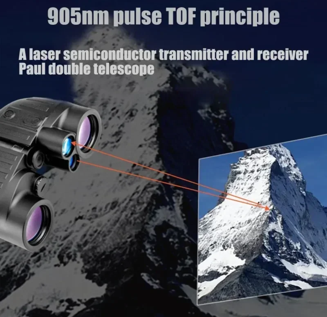 1500m Marine UHD Binoculars 8x40 Laser Ranging Paul Prism System Psudocolour & compass FOV 8° - SECUTOR ARMOUR LTD 