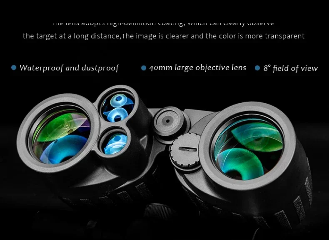 1500m Marine UHD Binoculars 8x40 Laser Ranging Paul Prism System Psudocolour & compass FOV 8° - SECUTOR ARMOUR LTD 