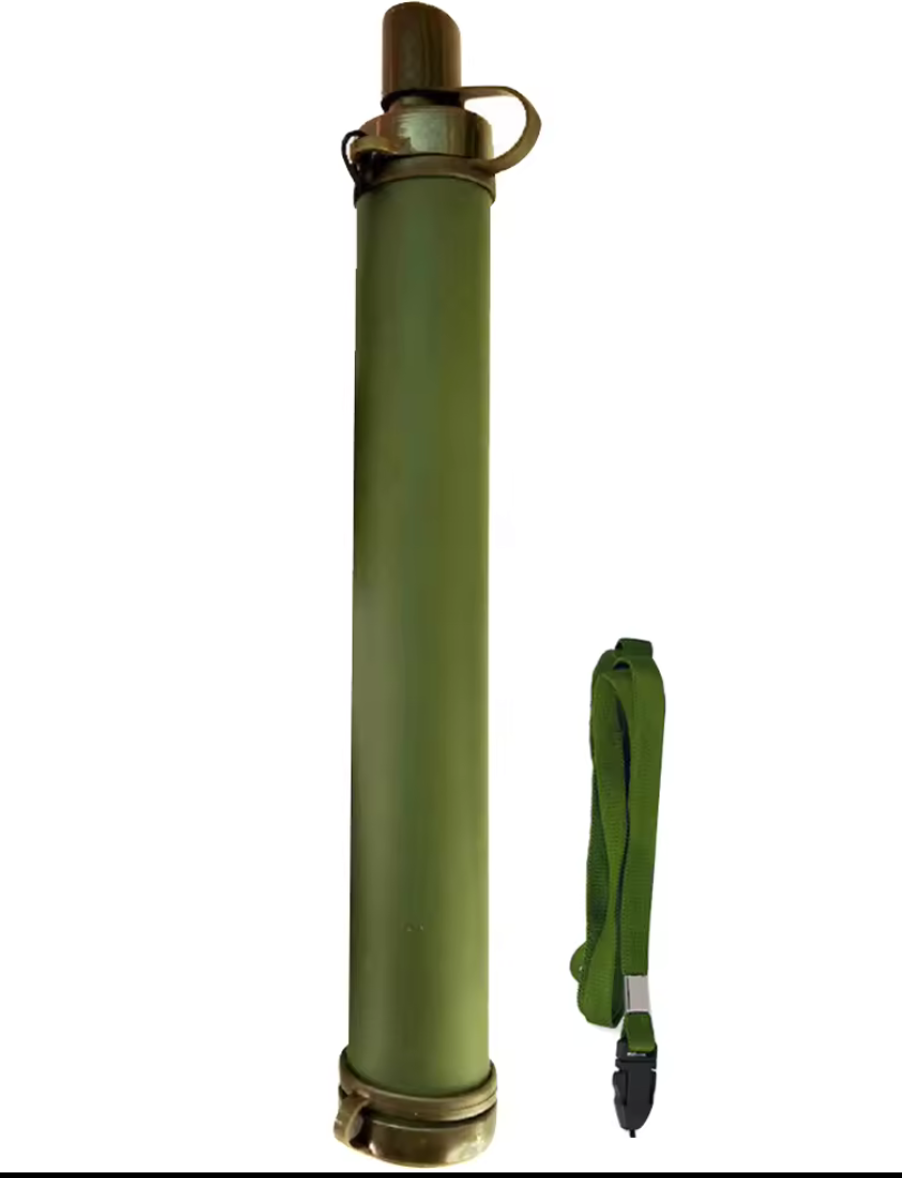 Camping Water Filter Straw Water Purifier Filtration System Bottom Thread Ultrafiltration Film Outdoor Emergency Survival Tools