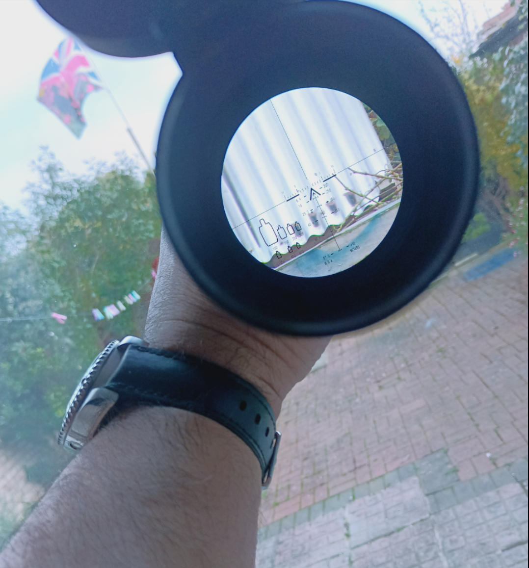 AK AKM Kalashnikov Tactical compact rifle scope BDC reticle 1.25-5x26A with side mount. - SECUTOR ARMOUR LTD 