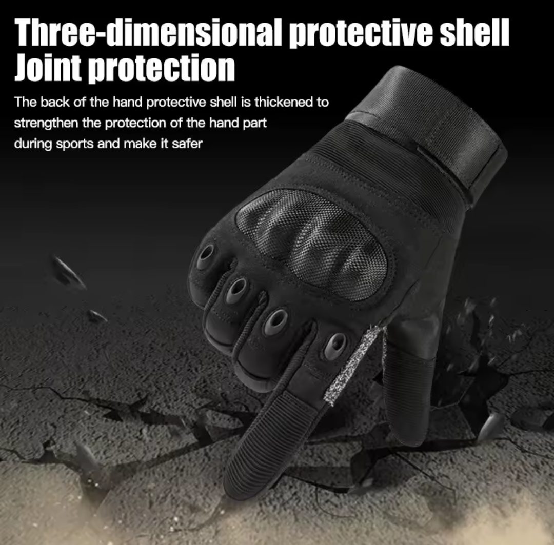 Level 5 Cut & Fire Proof Tactical Hard Carbon Knuckle Gloves, Touchscreen - SECUTOR ARMOUR LTD 