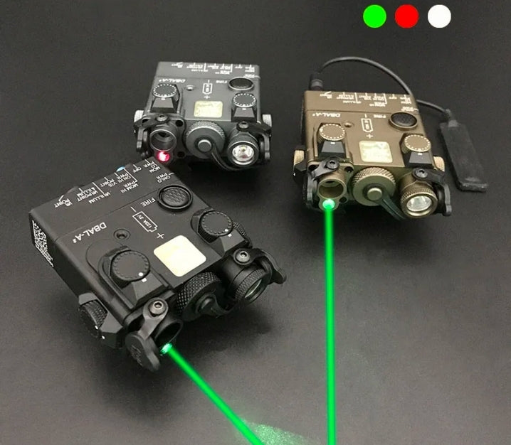 Sotac PEQ-15 Otal IR Laser full metal DABL-A2 Advanced 2 Visible Red/IR Dual beam Green Laser sight