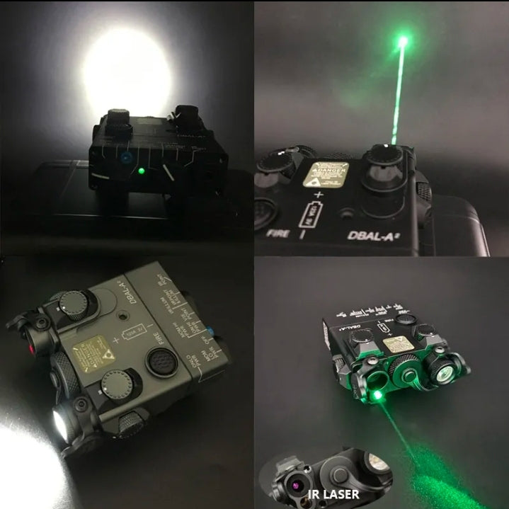 Sotac PEQ-15 Otal IR Laser full metal DABL-A2 Advanced 2 Visible Red/IR Dual beam Green Laser sight