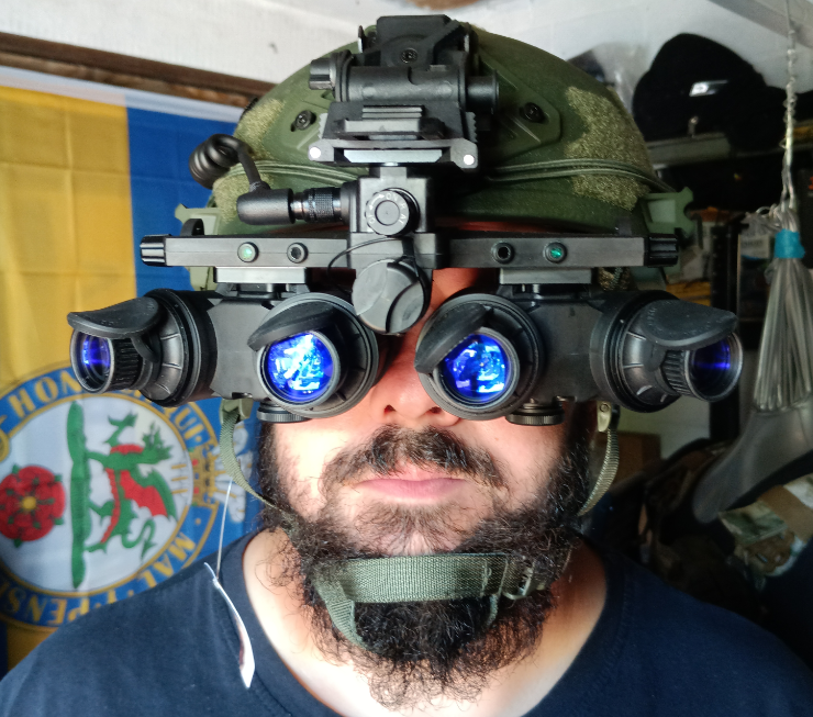 QTNVG WP & GP Gen 3/Gen 2+ Quad Tactical Helmet Mounted Night Vision Goggles for FAST, ARC, MICH