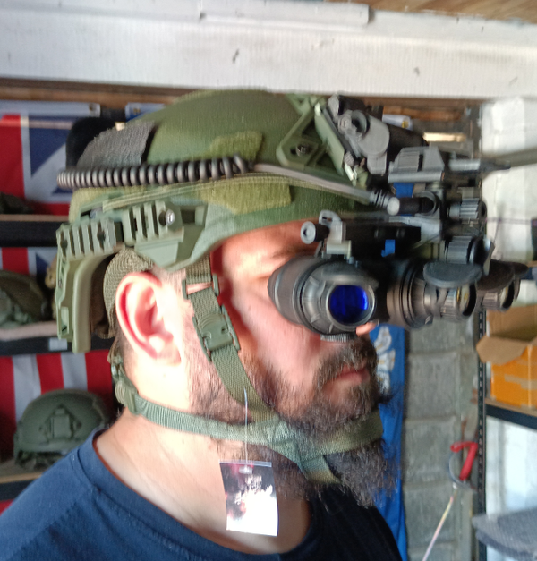 QTNVG WP & GP Gen 3/Gen 2+ Quad Tactical Helmet Mounted Night Vision