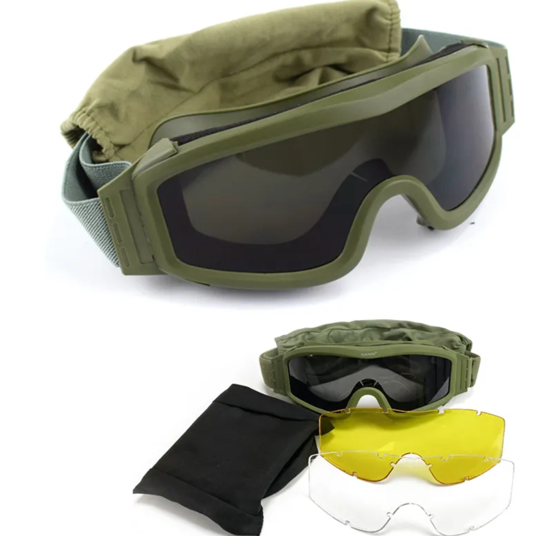 seben commando goggles USMC Tactical Wrap around Goggles