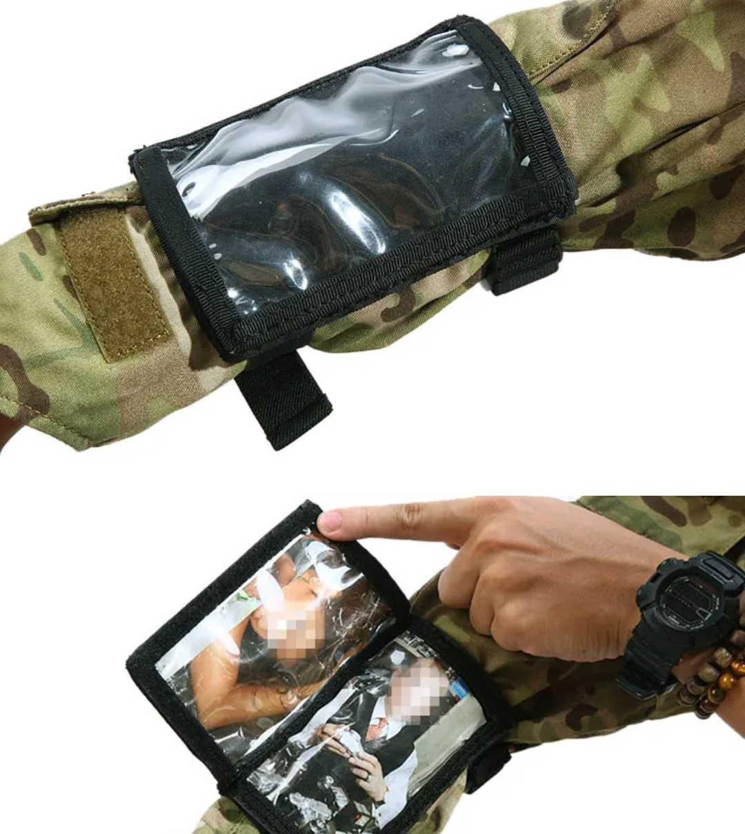 Tactical wrist pouch, map bag, phone/GPS holder